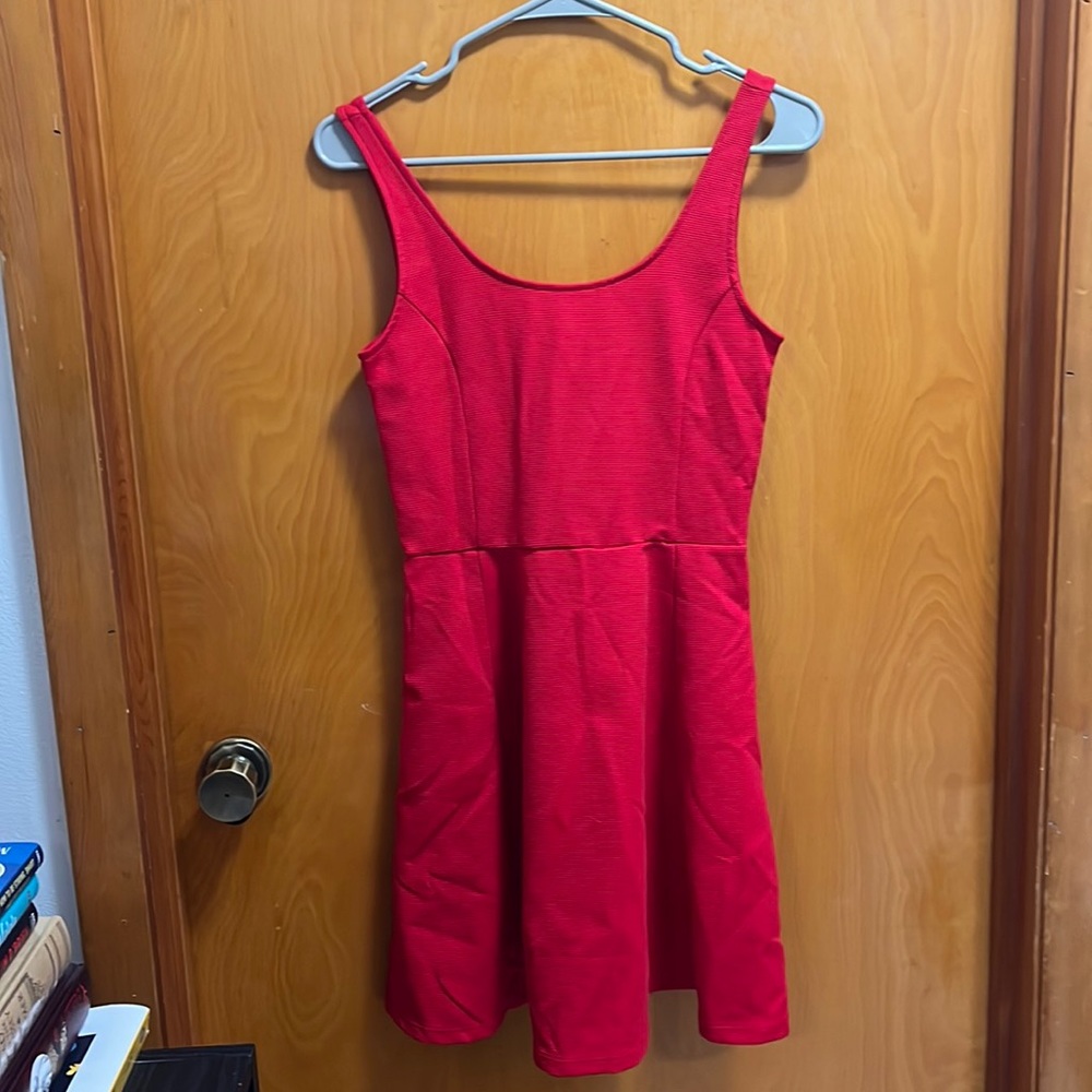 Red Skater Dress